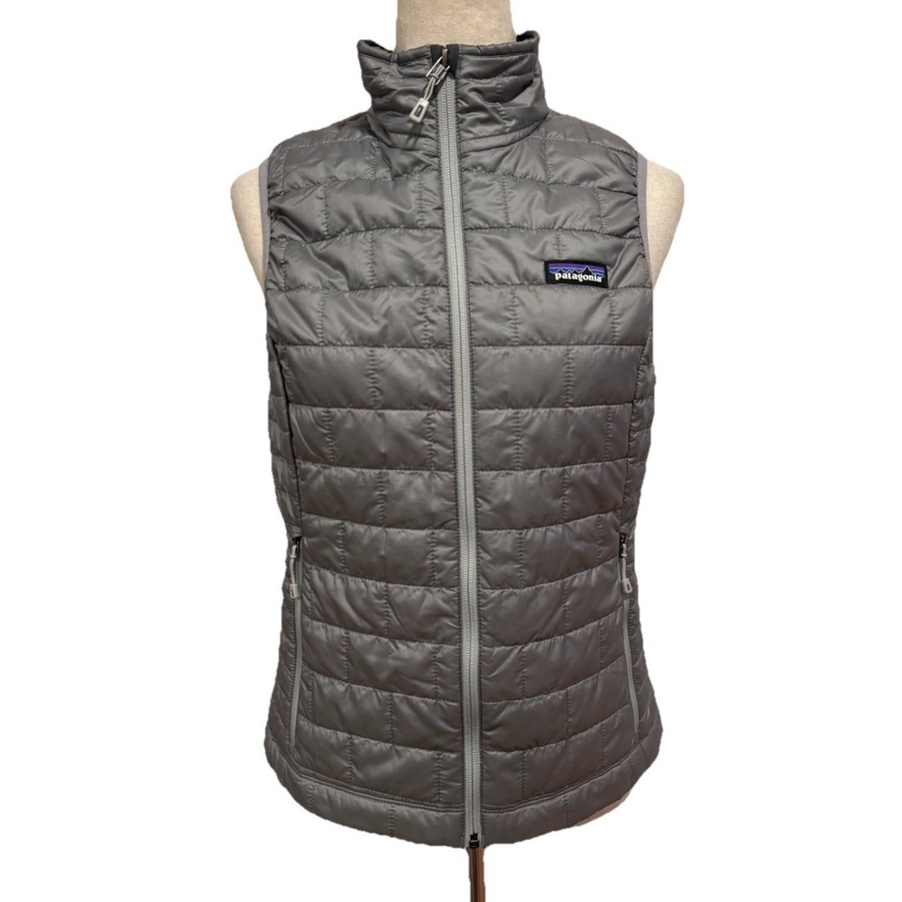 Patagonia Womens Sz S Grey Nano Puff Vest 84247
